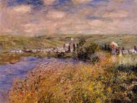 Monet, Claude Oscar - Vetheuil Seen from Ile Saint Martin
